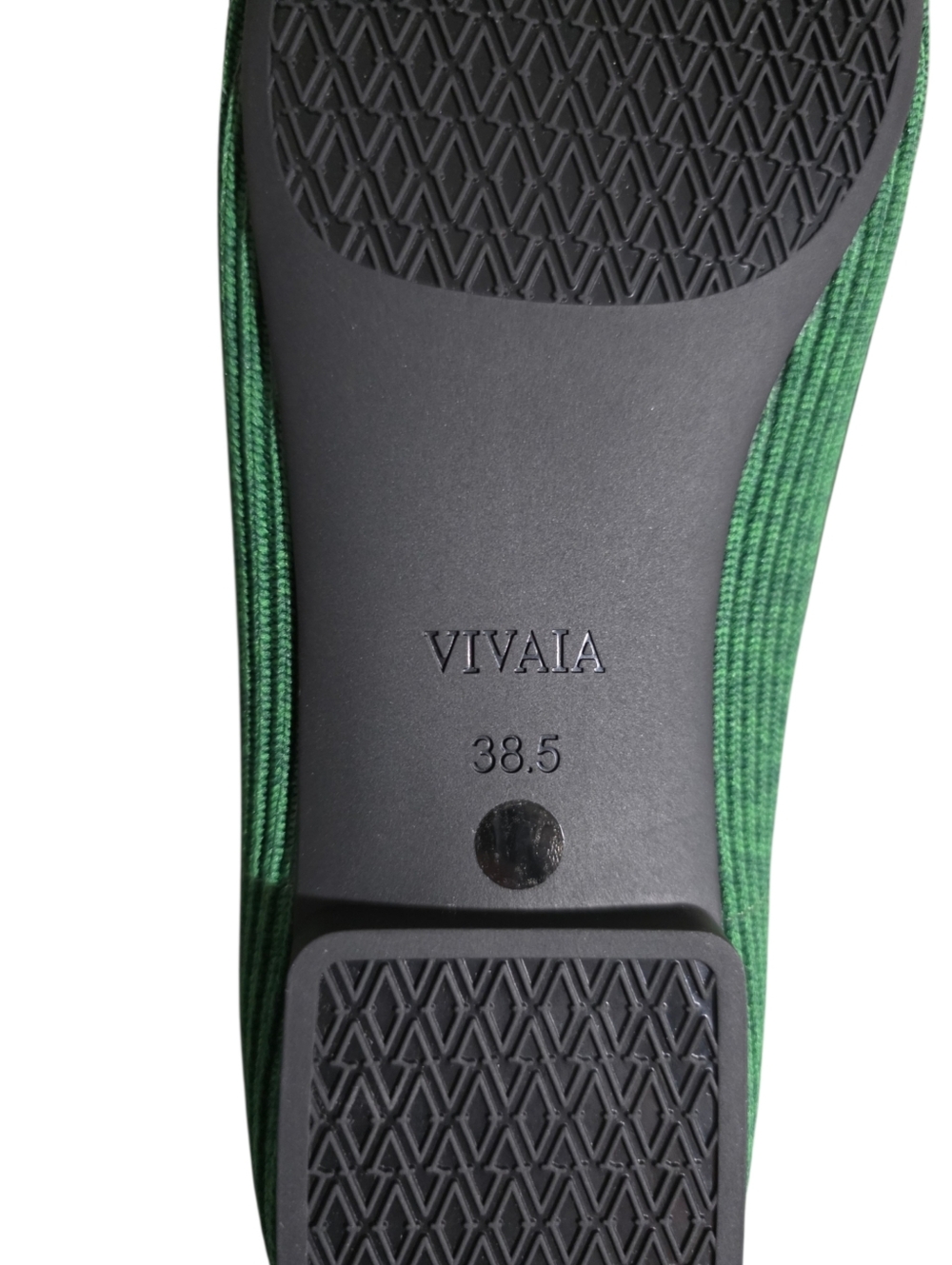 Vivaia Margot 2.0 Square Toe Flat in Forest Green Size 7.5 NWOB - Picture 5 of 6